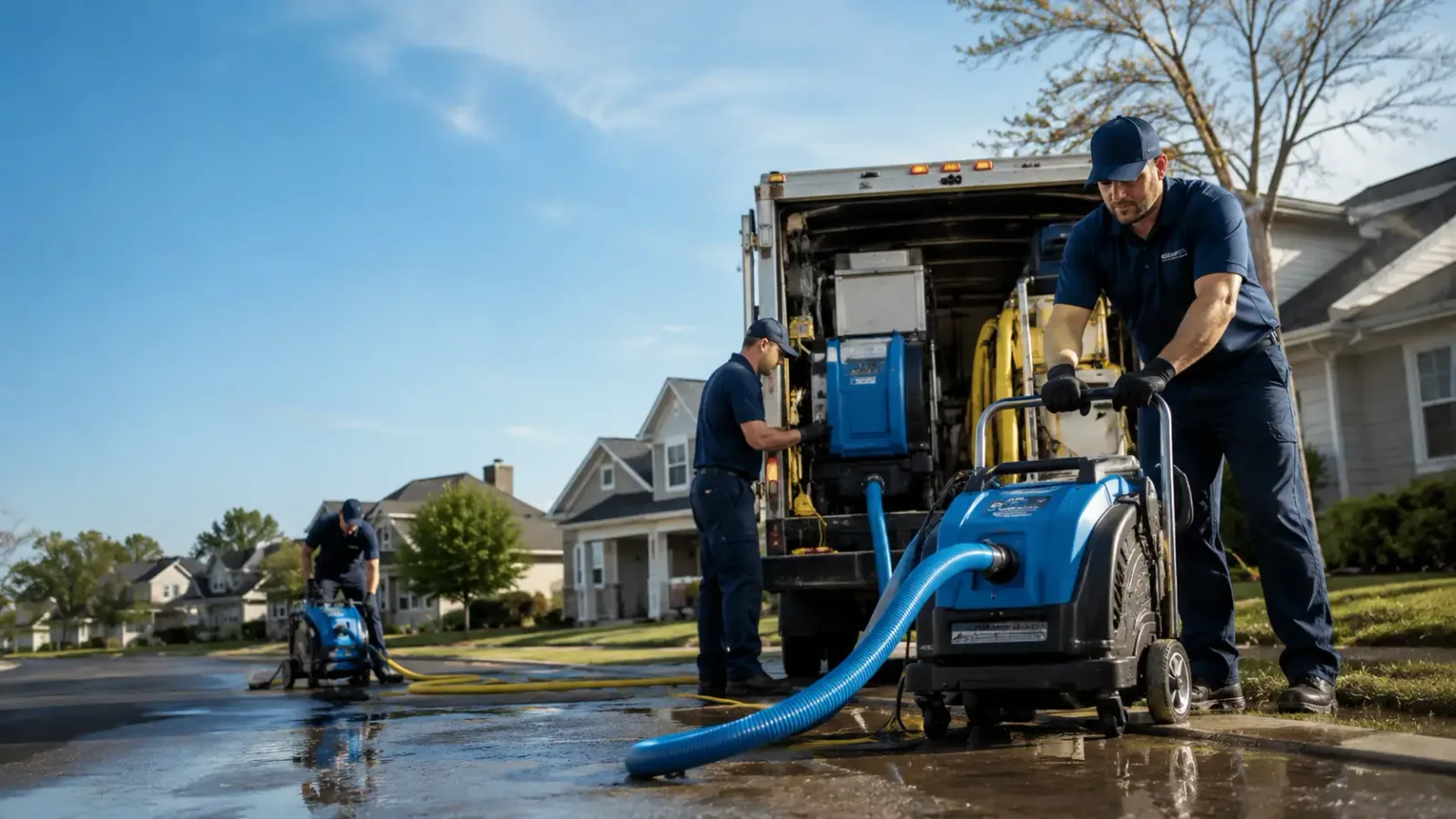 Flood Damage Cleanup in Brutus, MI